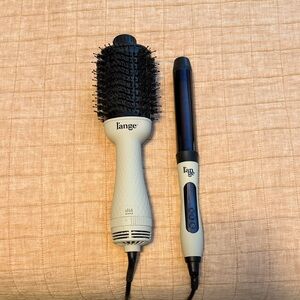 Lange Hair Styling Tools in Black and Cream